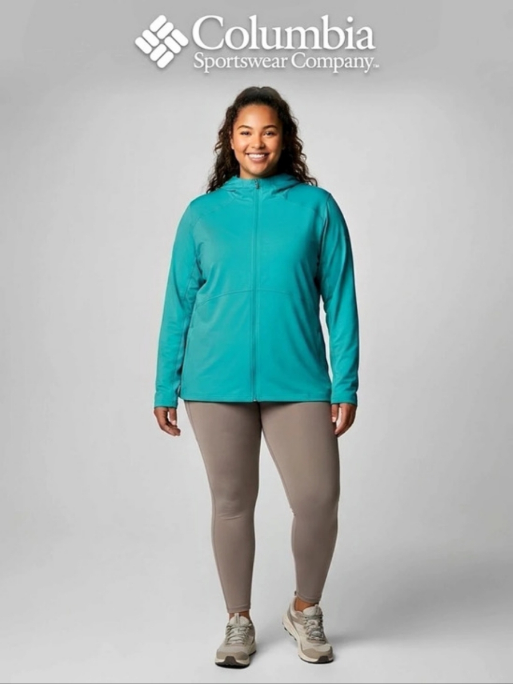 Columbia Omni-Wick Advanced Evaporation Women's Hooded Jacket Blue Size 2X